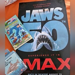 Jaws 50th Anniversary Poster Plus Blockd